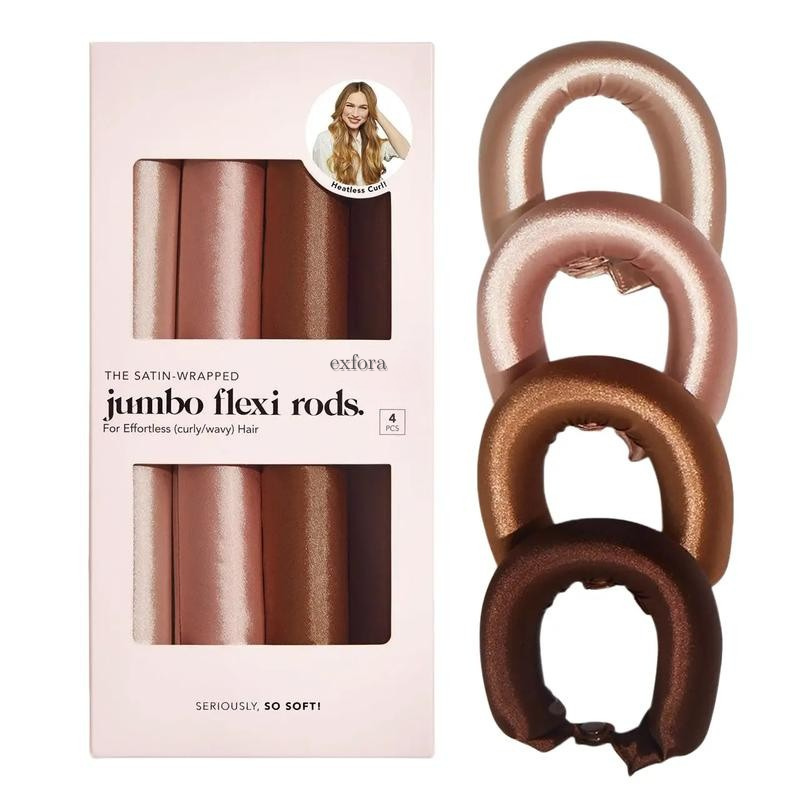 Exfora™ Satin Heatless Curling Rods