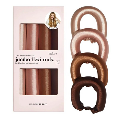 Exfora™ Satin Heatless Curling Rods